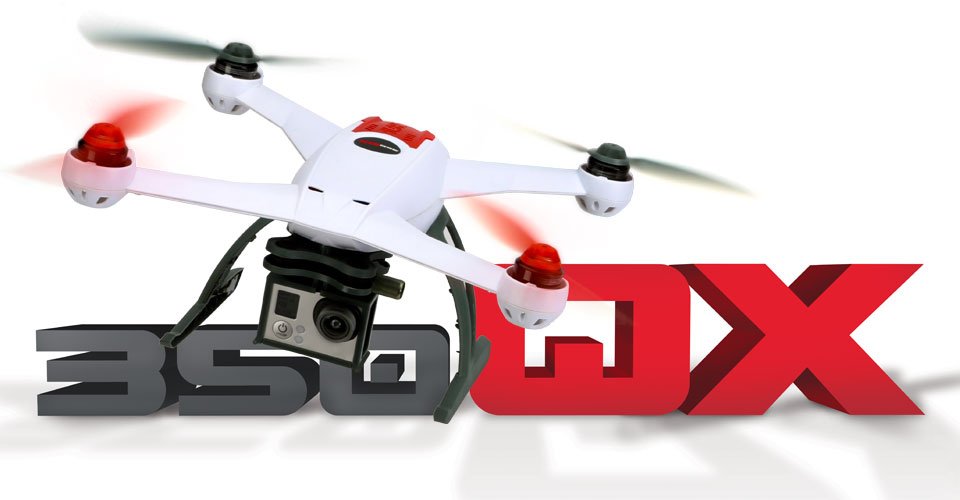 Квадрокоптер для видеосъемки Blade 350 QX с системой GPS от HorizonHobby!