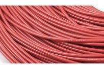 Провод силиконовый AWG 24#(0.205 мм2) красный 1 метр