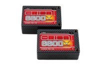 Аккумулятор Team Orion Carbon Pro V-Max LiPo 6600 110C 7.6V 2s1p Saddle Pack Tubes