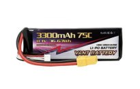 Аккумулятор LiPo Vant - 11.1В 3300мАч 75C (3S, разъём XT60)