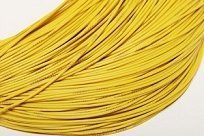 Провод силиконовый AWG 24#(0.205 мм2) желтый 1 метр