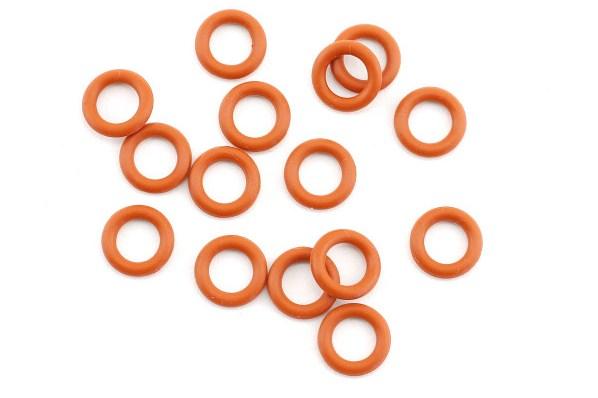 Silicone O-Ring(P6/Orange)15Pcs