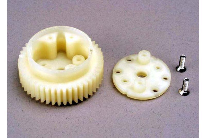 Differential gear (45-tooth)/ side cover plate - screws