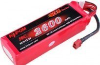 Аккумулятор Kypom Li-pol 2600mAh, 50c, 6s1p, Deans