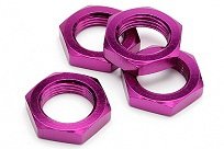 WHEEL HEX NUT (PURPLE) (4PCS) (LIGHTNING SERIES)