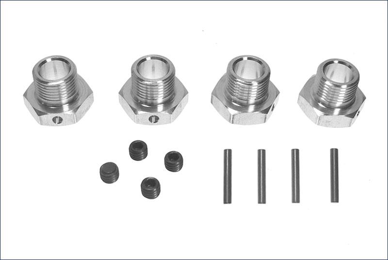 Wheel Hub - Алюминиевый колёсный адаптер 17 мм., для автомоделей 8-го масштаба серии Inferno. В комп