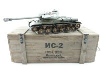 Радиоуправляемый танк Taigen ИС-2 (1944, СССР, зеленый) 1:16 2.4GHz деревянная коробка