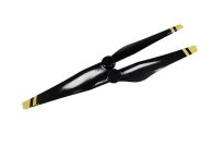 Пропеллеры 13 дюймов 1345 (2 штуки) DJI (черные с желтыми полосками) Quick Release Rotor