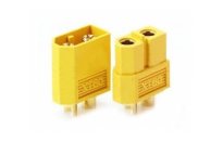 Разъем AMASS XT60 3.3mm connector (папа+мама/желтый)