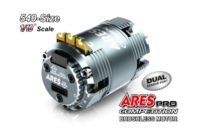 Бесколлекторный электродвигатель для автомоделей Ares Pro Motor 13.5T, 3050KV/2Pole. Оптимизирован д