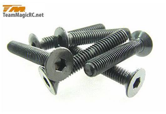 Винты 3x18mm Steel FH (6шт)