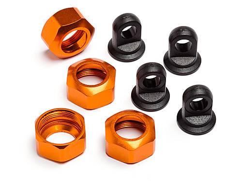 Крышка амортизаторов для 101090  101091 and 101185 Trophy Series 4шт (Orange)
