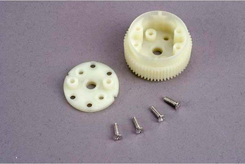 Main diff gear w/side cover plate - screws