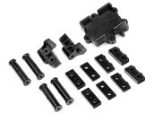 Детали крепления серво и транспондера (Steering Servo Mounts & Transponder Support)