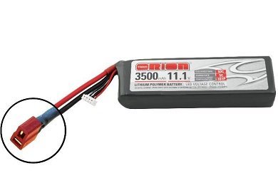 Аккумулятор Team Orion LiPo 11.1V 3s1p 50C 3500 mAh Deans plug with LED charge status