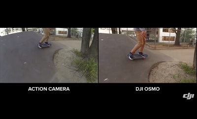DJI Osmo vs Action Camera
