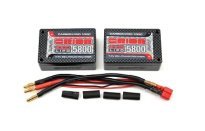 Аккумулятор Team Orion Carbon Pro Saddle LiPo 7.4V 2s1p 100C 5800 mAh Tubes