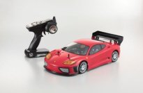 Радиоуправляемый автомобиль Kyosho 1:10 GP FW-06 Race Spec Ferrari 360 GTC 4WD 2.4 Ghz, ДВС,  RTR
