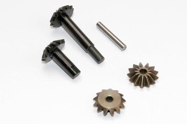 Gear set, center differential (output gears (2)/ spider gears (2)/ spider gear shaft)