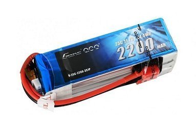 Аккумулятор Gens Ace 2200 mAh 3S 11.1V 25C LiPo Deans