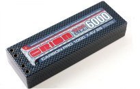 Аккумулятор Team Orion Carbon Pro LiPo 7.4V 2s1p 100C 6000 mAh Hard Case Tubes