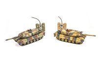 Танковый бой HuanQi Abrams и Abrams 1:24 (два танка, з/у, акк)