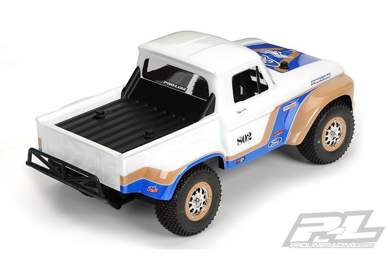 Кузов трак 1/8 - 1966 Ford F-150 Clear Body for Slash®, Slash® 4X4, and SC10 (requires extended body