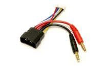 Переходник Fuse TRX iD (мама) - 4мм бананы (папа) для 7.4V (2S) 16awg 150мм