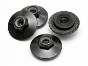 Гайки колесные фланцевые M5X8мм (BLACK/4шт)