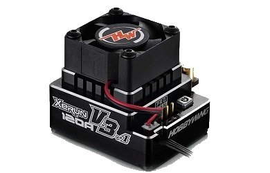 Бесколлекторный сенсорный регулятор Xerun 120A-v3.1 Black для автомоделей масштаба 1:10 чёрный