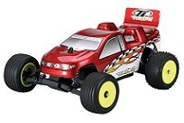 Радиоуправляемый автомобиль Losi 1/36 Micro-T Stadium Truck 2WD, электро, RTR (красный)