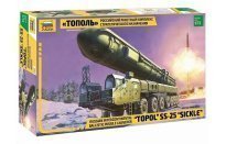 Сборная модель ZVEZDA Российский РКСН Тополь 1:72