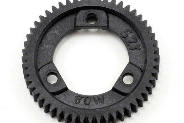  Spur gear, 52-tooth (0.8 metric pitch, compatible with 32-pitch) (for center differential)