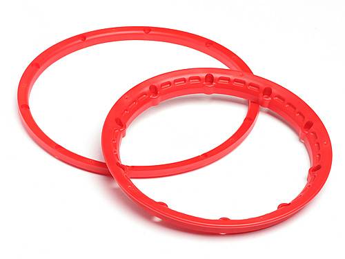 Кольца крепления шин на диски 1/5 Усиленные (RED/ 2компл) Baja5