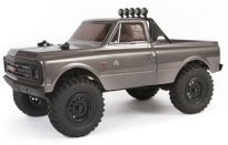 Модель для трофи Axial 1/24 SCX24 1967 Chevrolet C10 4WD Brushed RTR (тёмный металлик)