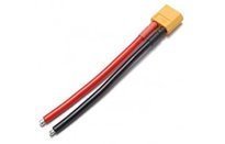 XT60 (папа) с проводом 12AWG 10см