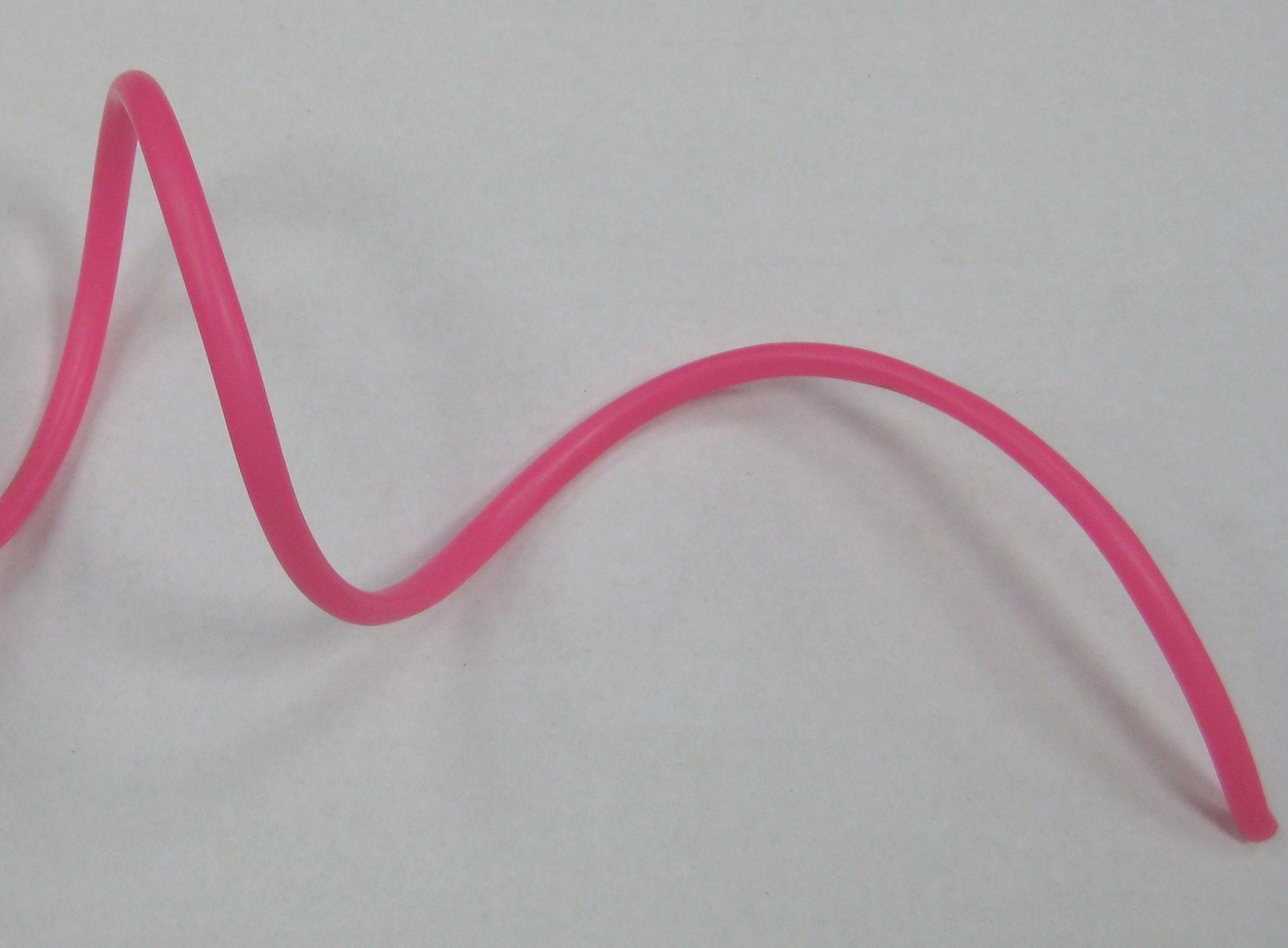 Трубка топливная силиконовая (3,2x6mm, 1 m) Fluo Pink
