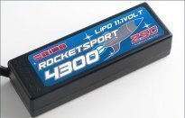 Аккумулятор Team Orion Rocket Sport LiPo 11.1V 3s1p 25С 4300 mAh Tamiya Dean's TRX EC3 Venom Plug