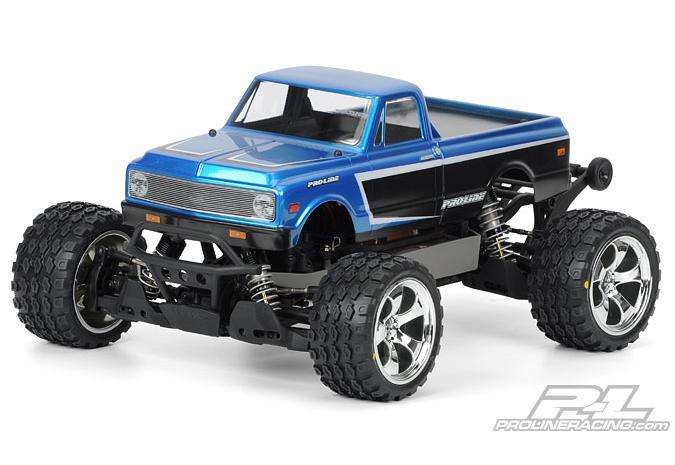 Кузов трак 1/8 - 1972 Chevy® C-10 Clear Body for Stampede®