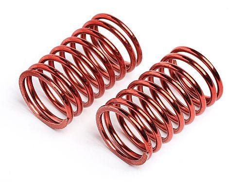 Пружины подвески - 13.8x27x1.5mm 8.5COILS (METALLIC RED) 2шт