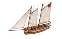 Сборная деревянная модель шлюпки корабля Artesania Latina Endeavour 1:50