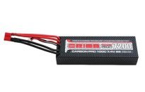 Аккумулятор Team Orion Carbon Pro LiPo 7.4V 2s1p 100С 7200 mAh Hard Case Deans