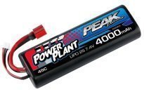 Аккумулятор Power Plant Lipo 2s1p 4000 7.4 V 45C (Black case, Deans Plug) 12AWG