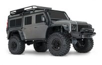 Модель для трофи TRAXXAS TRX-4 Land Rover Defender 1:10 4WD Scale and Trail Crawler (серый металлик)