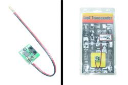 Transponder, eyelet connector in blister-pack