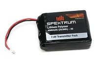 Аккумулятор Li-po 4000мАч 7,4В для передатчиков Spektrum DX7s, DX8