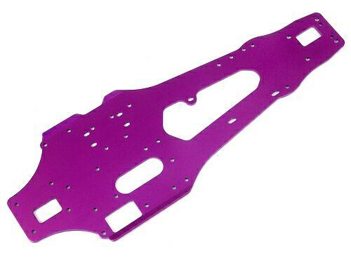 Пластина шасси облегченная LIGHT WEIGHT MAIN CHASSIS (Alumimum 17s T2.5mm Purple/Nitro RS4 Racer)