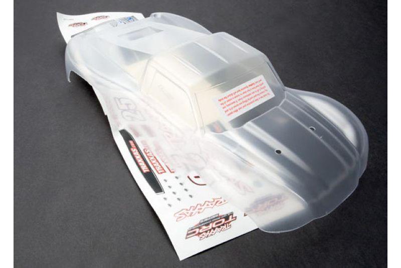Body, 1/16 Slash (clear, requires painting)/ grill, lights decal sheet
