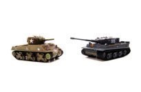 Радиоуправляемые танки для инфракрасных боев VSTank 1:72 (German Tiger I + US M4 Sherman)