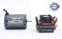 Бесколлекторный электродвигатель Team Orion Vortex Neon 17 и регулятор оборотов